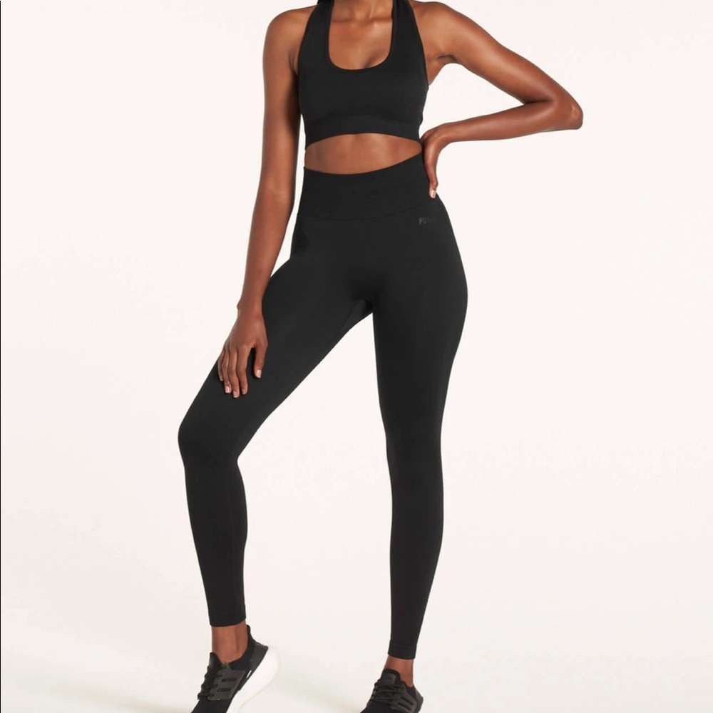 Pursue fitness x hopescope black leggings